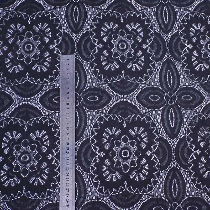 Dress Eyelash Cutwork Lace Fabric for Women's Wear Wholesale Supplier 7